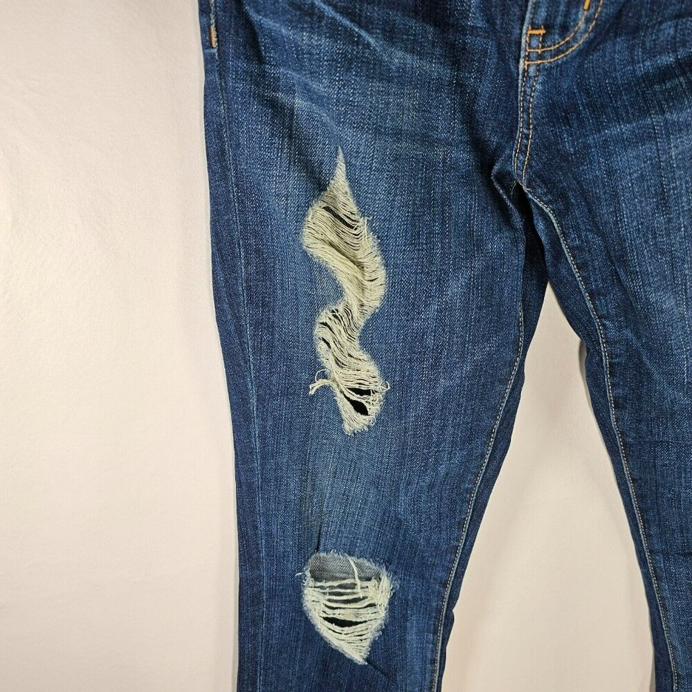 Current Elliott Stiletto Skinny Mid Rise Jeans Women's Size 27 Dark Blue 27x26" - Picture 9 of 14